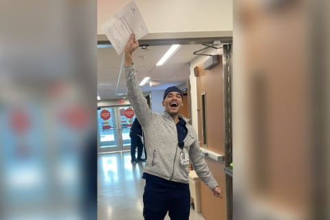 Happy Lankenau Medical Center nurse