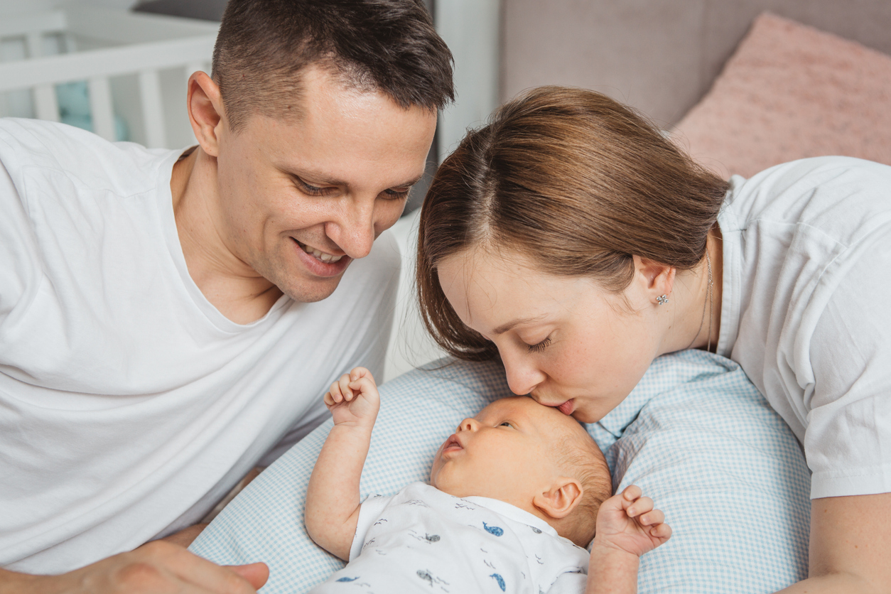 Infant and parents