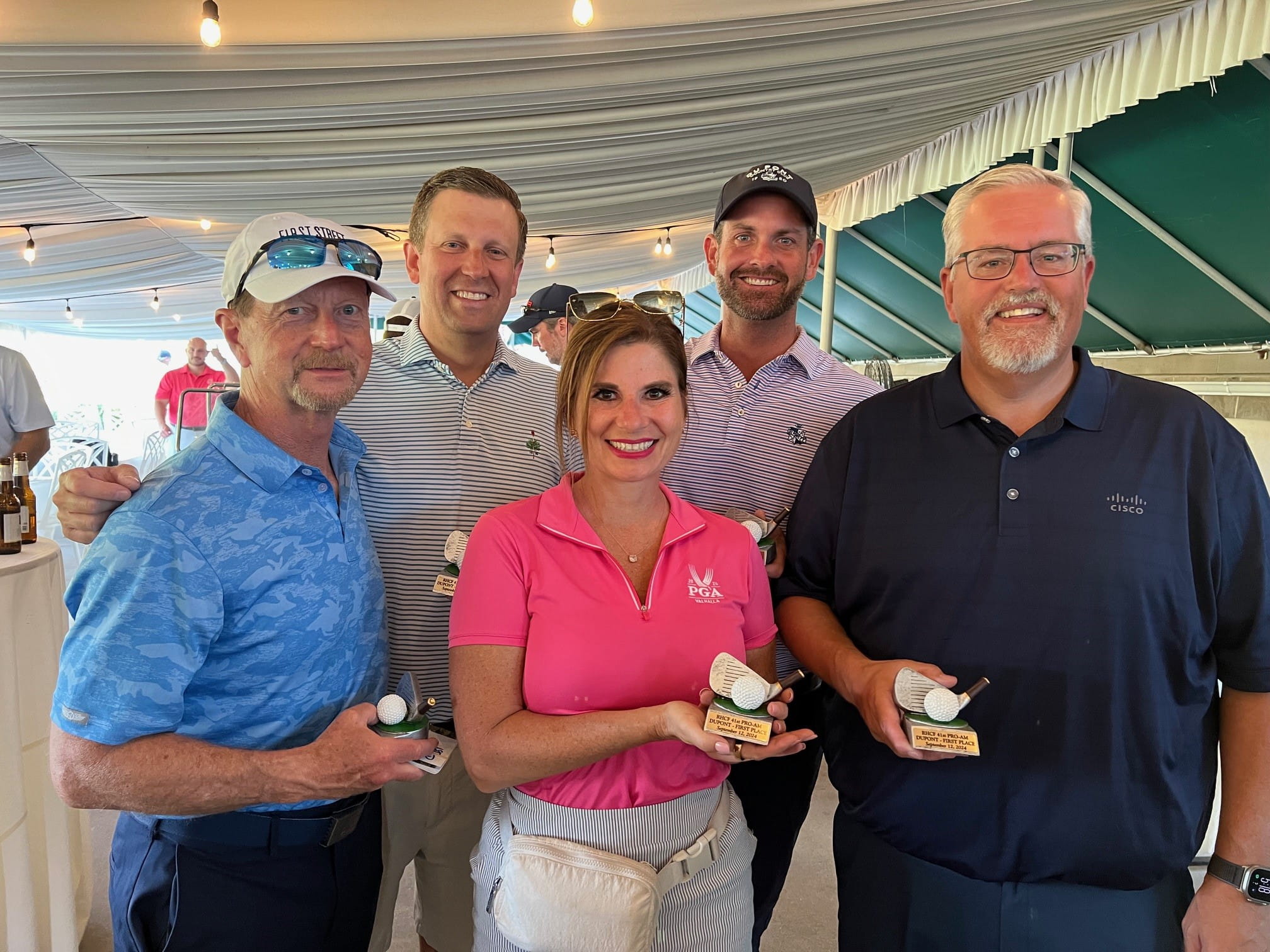 Ernst & Young, LLP: Stephen Wray, Dave Burkavage, Arran McFarland, Leigh Ehrlich, Eric Onesi, PGA DuPont CC