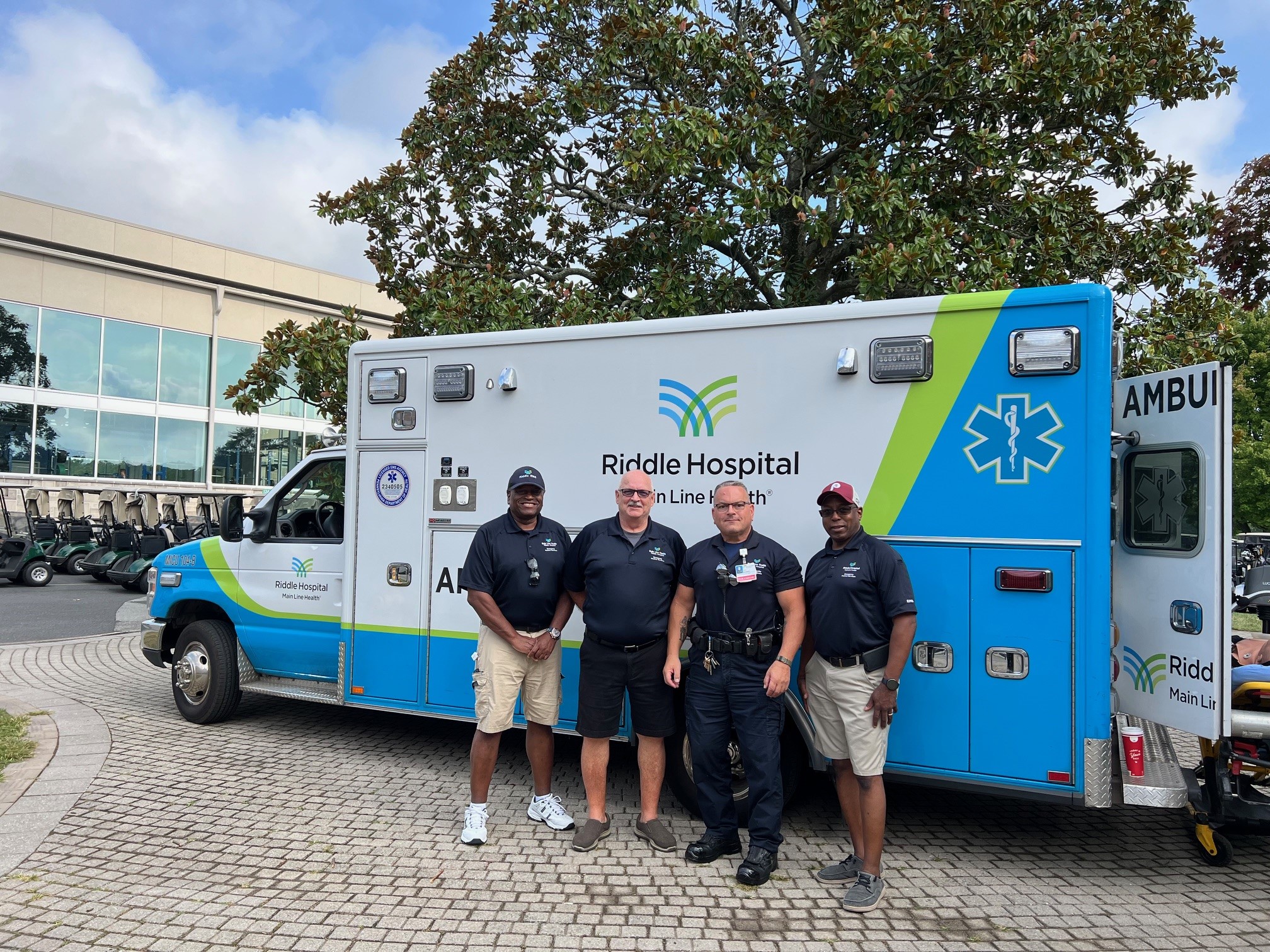 Representatives from The Riddle Hospital EMS Team