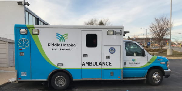 Riddle Hospital ambulance