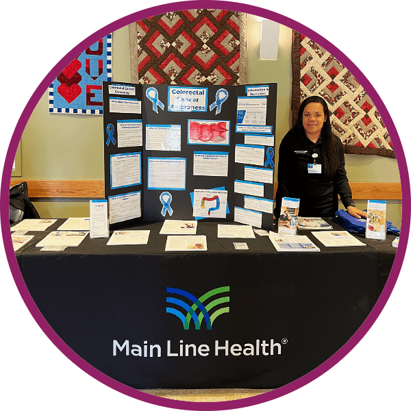 Health fair table